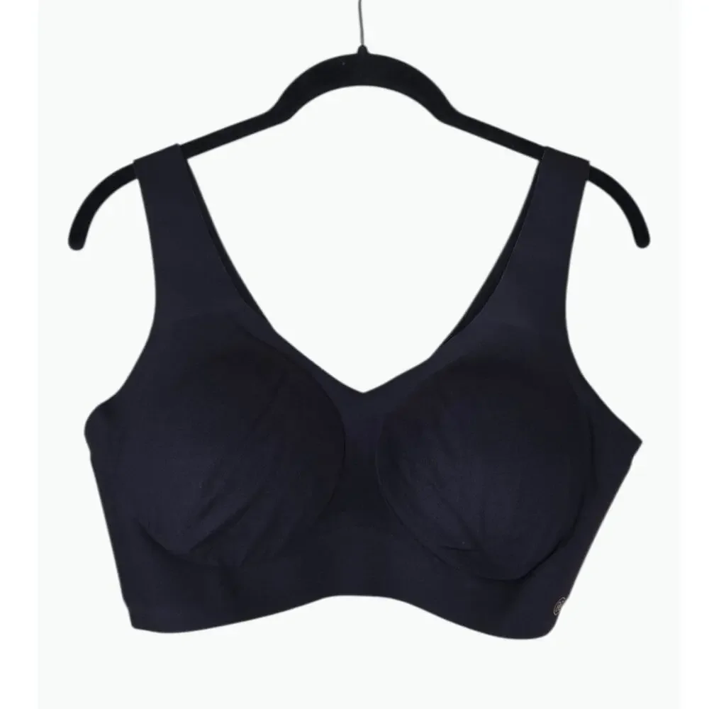 Honeylove Black SoftForm Pullover Supportive Bra Wireless Women's XL